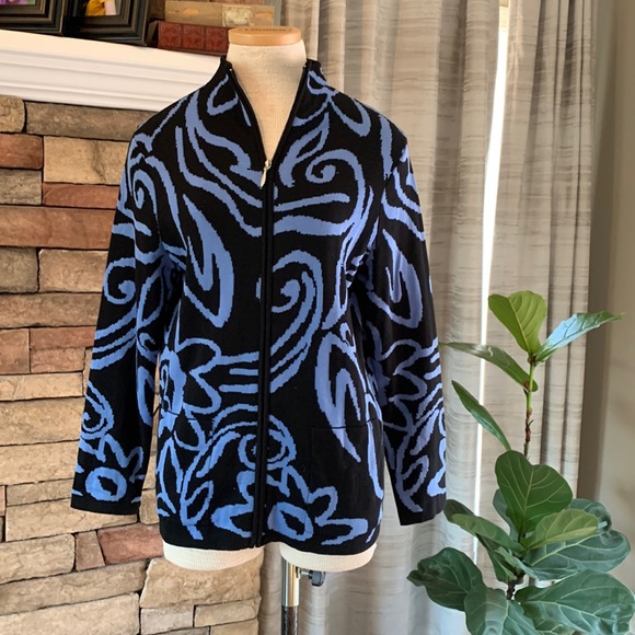 Chico’s size large zip cardigan. Perfect condition. - Picture 1 of 4
